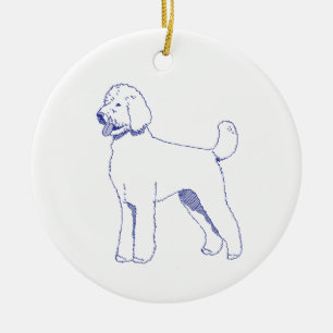 Hunderasse Goldendoodle Ceramic Ornament
