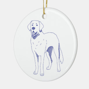 Hunderasse Labrador Ceramic Ornament
