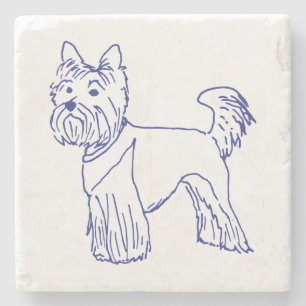 Hunderasse Yorkshire Terrier Stone Coaster