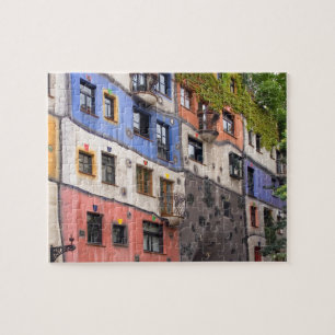 Hundertwasser in Vienna photo Jigsaw Puzzle