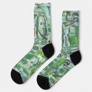 Hundred Dollar Bills Socks