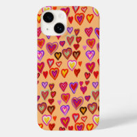 Hundred hearts  Case-Mate iPhone case