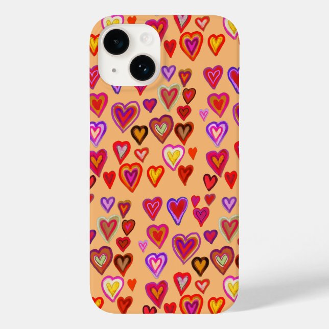 Hundred hearts  Case-Mate iPhone case (Back)
