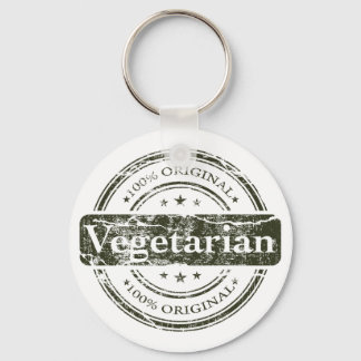 Hundred percent vegetarian keychain
