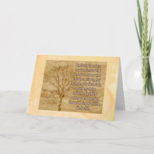 Hundred Years From Now *** Card