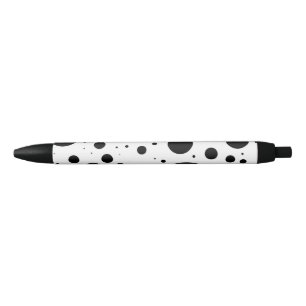 Hundreds of Black Dots and Circles in Varying Size Black Ink Pen