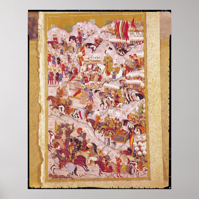 Hunername' manuscript: Suleyman Poster (Front)