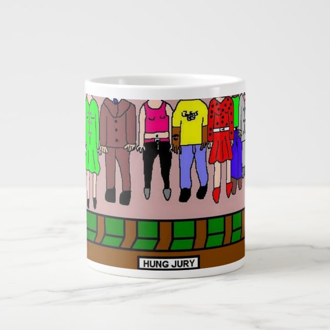 Hung Jury Large Coffee Mug (Front)
