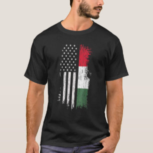 Hungarian American Flag   Pride Hungary Usa T-Shirt