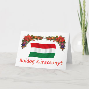 Hungarian Boldog Karacsonyt Holiday Card