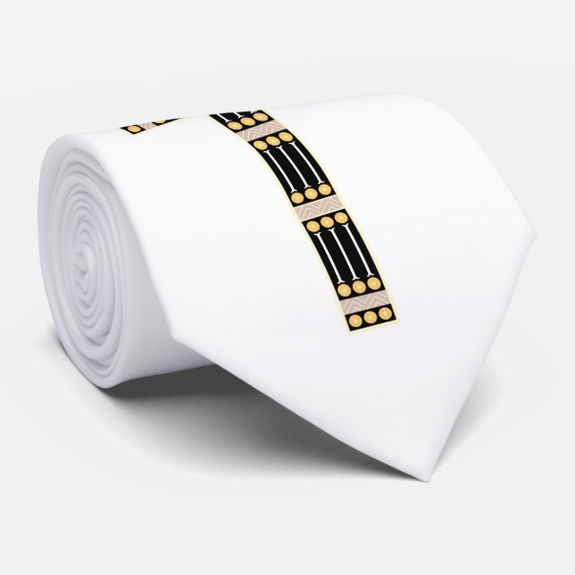 hungarian catholic cross religion god symbol stole tie (Rolled)