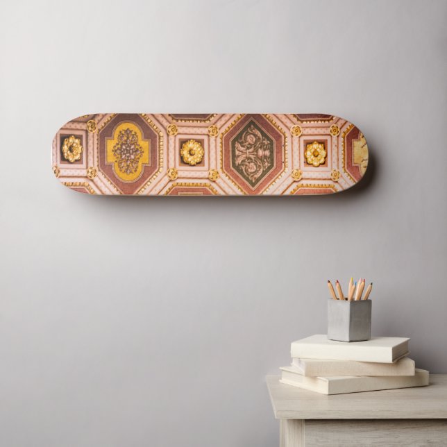 Hungarian Ceiling Photograph Skateboard (Wall Art (Horz))