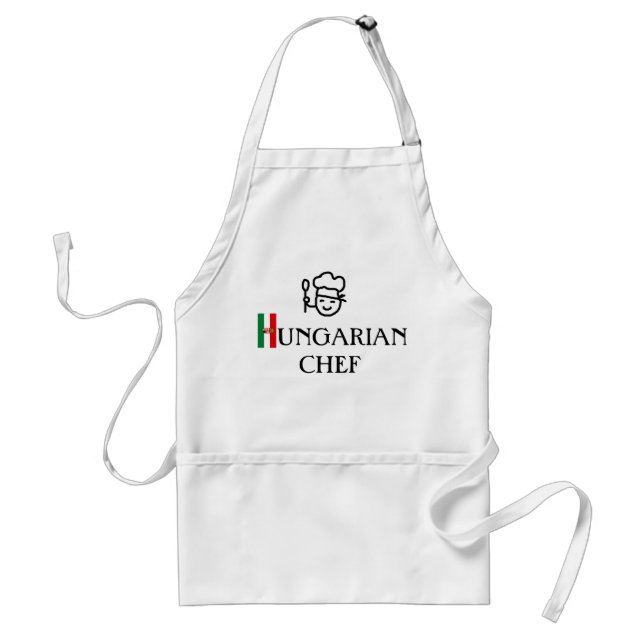Hungarian chef standard apron (Front)