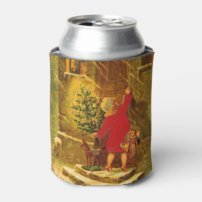 Hungarian Christmas from 1896 Can Cooler (Can Front)