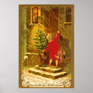 Hungarian Christmas from 1896 Poster
