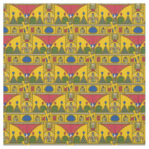 Hungarian Crown Flag emblem & Hungary Fabric 