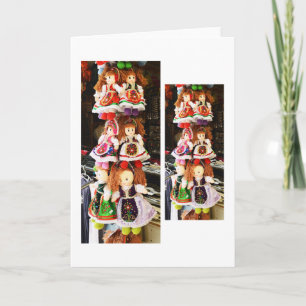 Hungarian dolls holiday card