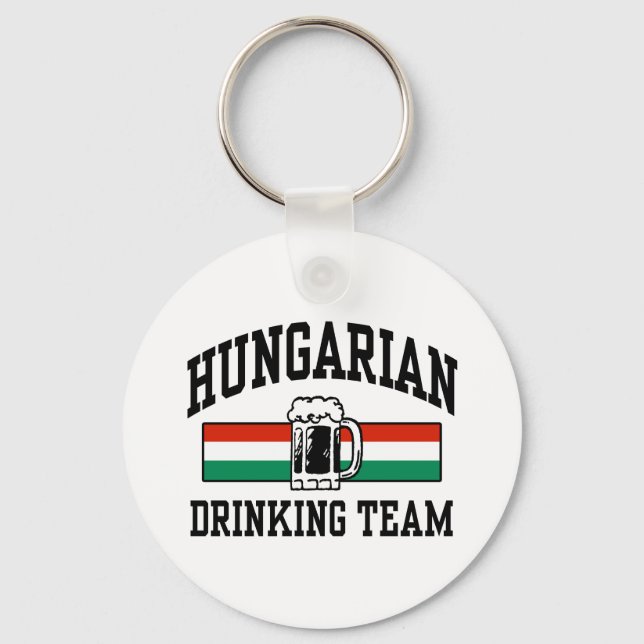 Hungarian Drinking Team Keychain (Front)