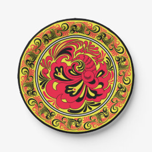 Hungarian Firebird Ceramic Plate