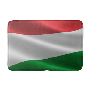 Hungarian Flag bath mat
