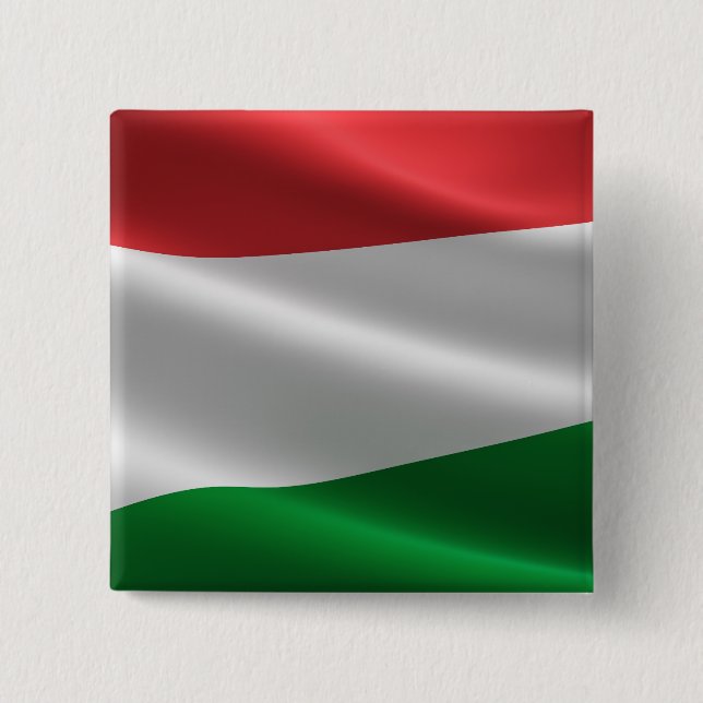 Hungarian Flag button (Front)
