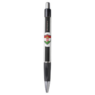 Hungarian flag-coat arms pen