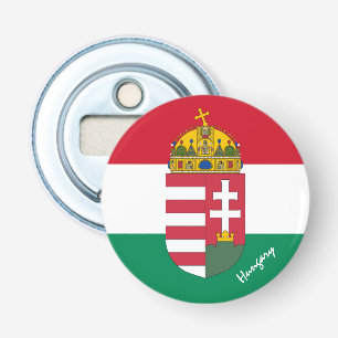 Hungarian Flag, Coat of Arms, Hungary party /sport Bottle Opener