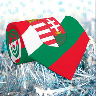 Hungarian Flag & Hungary travel, business /sports Tie