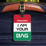 Hungarian Flag & Hungary travel /Personalized Bag Luggage Tag<br><div class="desc">Luggage Tags: Hungarian & Hungary flag - Love my country - travel world,  dream holiday,  national patriots,  sports fans / Find your bag easily - personalize with your name.</div>
