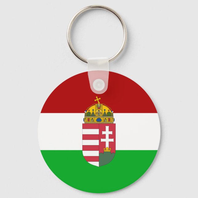 Hungarian flag keychain (Front)