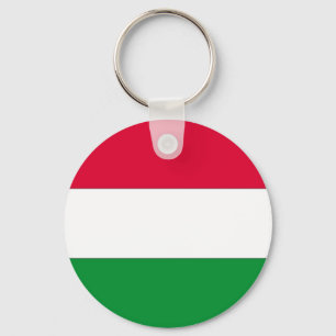 Hungarian flag keychain