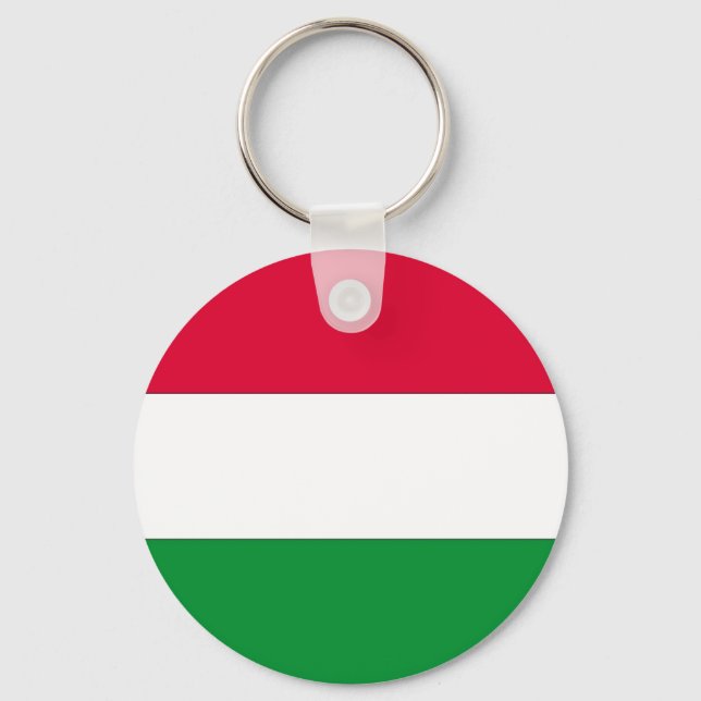 Hungarian flag keychain (Front)