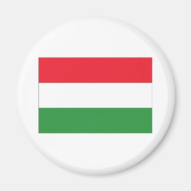 Hungarian Flag Magnet (Front)