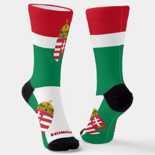 Hungarian Flag Patriotic, Sustainable Hungary Socks