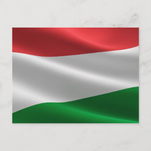 Hungarian Flag postcard