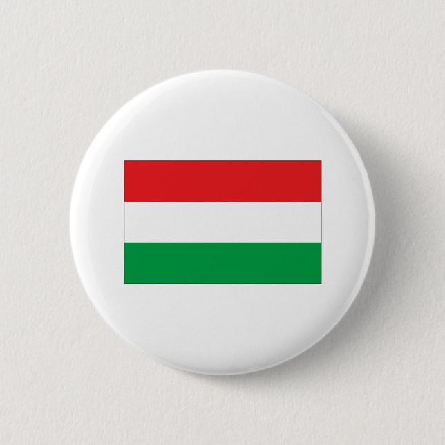 Hungarian Flag T-shirts and Gifts 2 Inch Round Button (Front)