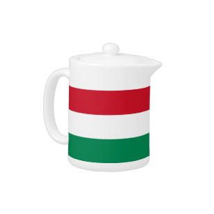 Hungarian Flag Teapot