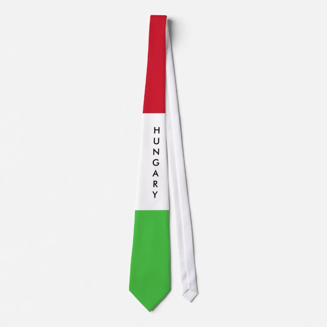 Hungarian Flag Tie (Front)