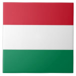 Hungarian Flag Tile<br><div class="desc">Elevate your décor with a beautifully crafted tile featuring the flag of Hungary! This decorative tile is more than just a piece of home décor; it’s a tribute to Hungary’s cultural heritage and national pride. The bold design prominently showcases the Hungarian flag, making it a meaningful and elegant way to...</div>