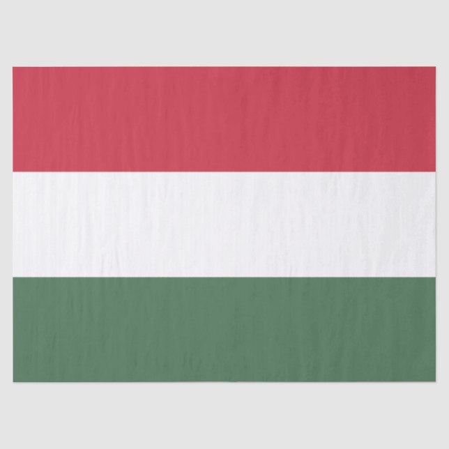 Hungarian Flag Tissue Paper (Front)