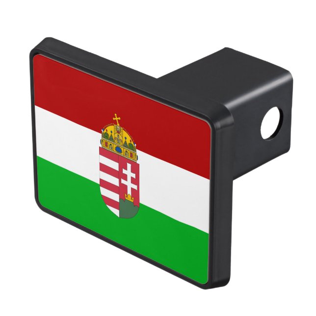Hungarian flag trailer hitch cover (Top Right)