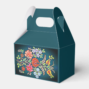 Hungarian Floral Pattern Favor Box