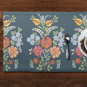 Hungarian Floral Pattern Placemat