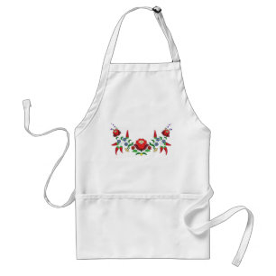 Hungarian floral standard apron