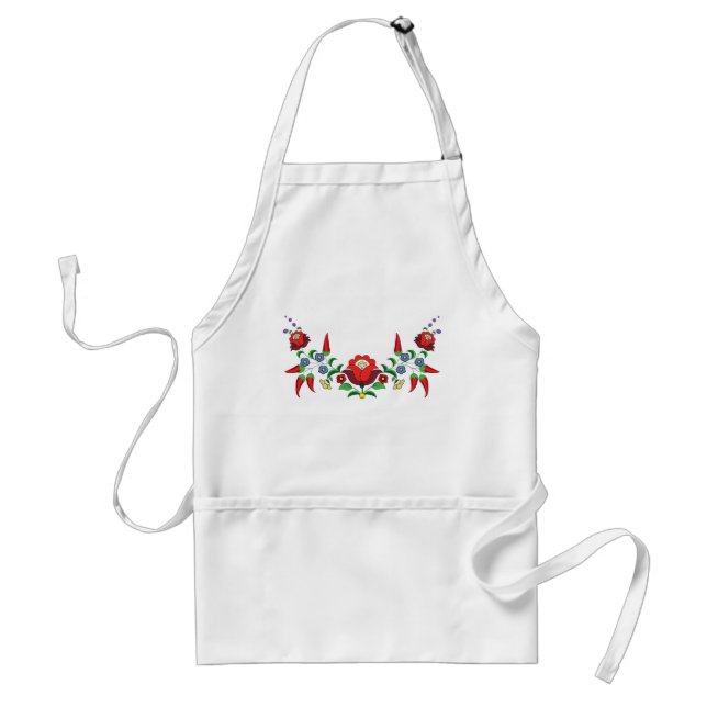 Hungarian floral standard apron (Front)