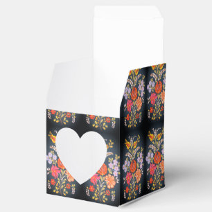 hungarian flowers -vibrant colors favor box