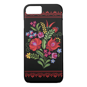 Hungarian Folk Design Red Peppers Case-Mate iPhone Case