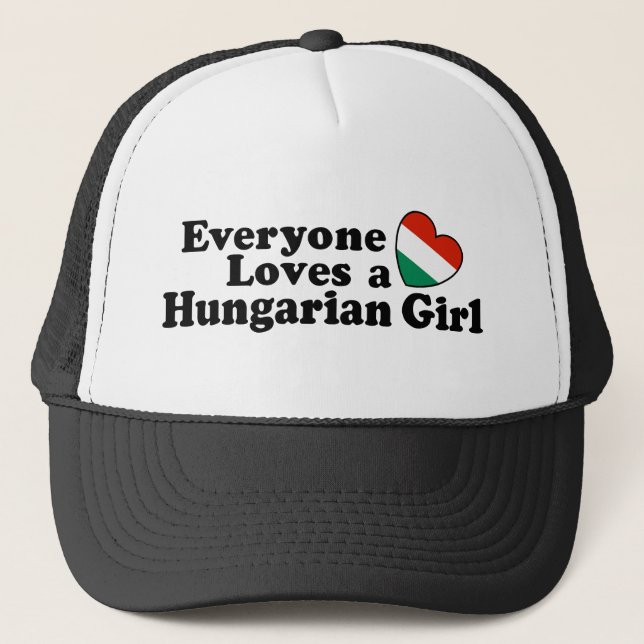 Hungarian Girl Trucker Hat (Front)