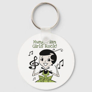 Hungarian Girls Rock Keychain