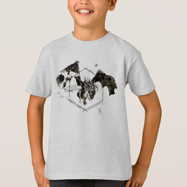 Hungarian Horntail Dragon T-Shirt (Front)